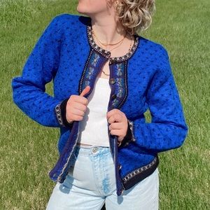 Vintage 1960s Tally-Ho Wool Knit Sweater